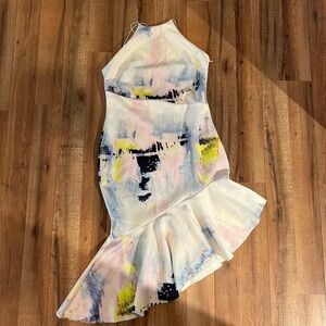 ASOS Halter Asymmetrical Dress